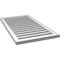 Ekena Millwork Vertical Surface Mount PVC Gable Vent: Functional, w/ 2"W x 1-1/2"P Brickmould Frame, 22"W x 40"H GVPVE22X4002SF - alternate 3